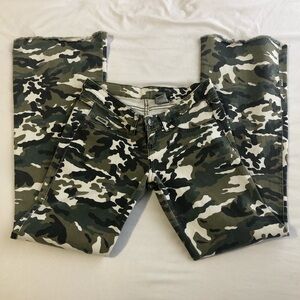 One Inch Zipper DORINHA Camouflage Lowrise Jeans